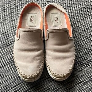UGG Light Tan Slip-On Loafers